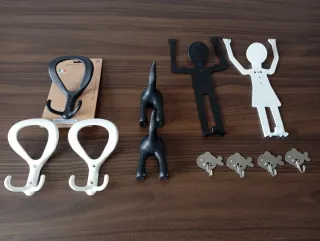 Set Ganci Metallux Porta Parete