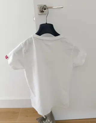 Camiseta blanca Retro Jeans mujer