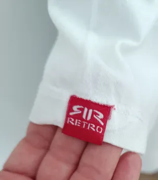 Camiseta blanca Retro Jeans mujer