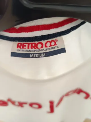 Camiseta blanca Retro Jeans mujer