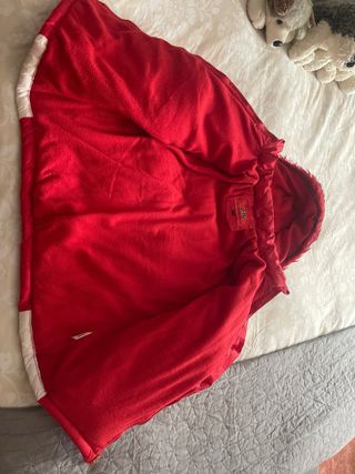 Chaqueta de nieve ZN roja y blanca