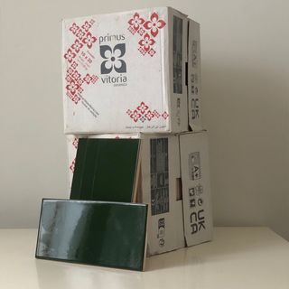 Azulejos verdes 10x20 cm (2 cajas)