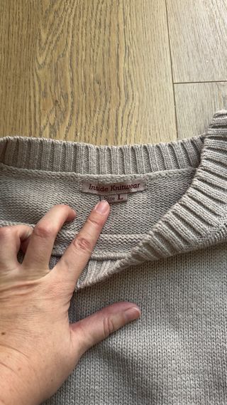 Jersey gris de punto