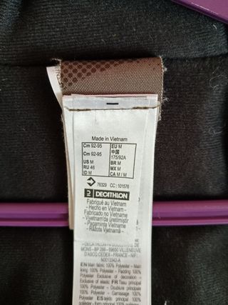 Chaquetón camuflaje marrón y verde