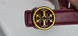 Cinturón Tory Burch Rojo y Dorado