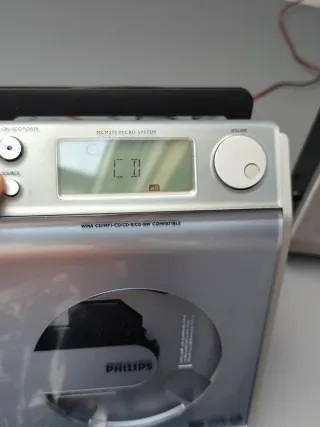 Radio CD Philips Beige/Plata