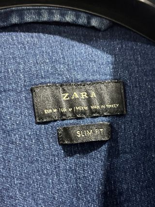 Camisa vaquera Zara Talla M