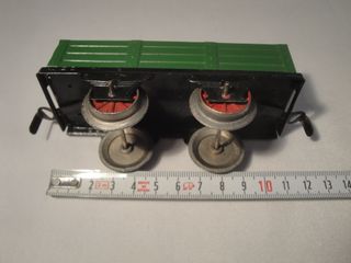 Vagón mercancías, bordes medios, escala 0, Rico