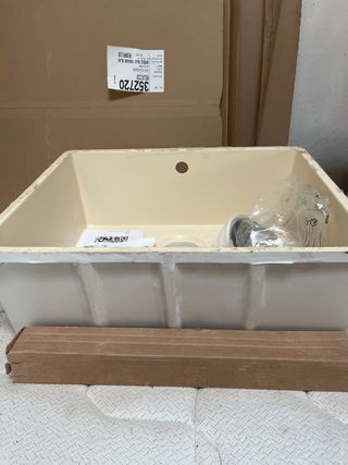 Fregadero de cerámica 54ccx43cc