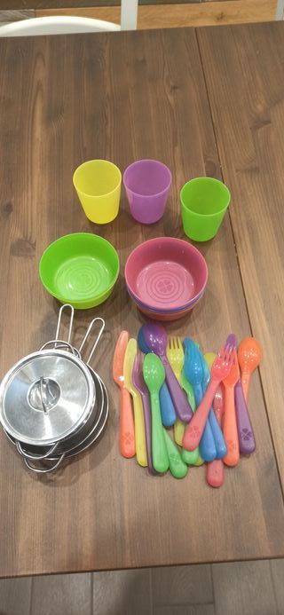 Set Giocattoli Cucina: Cesto Verdure e Pentole