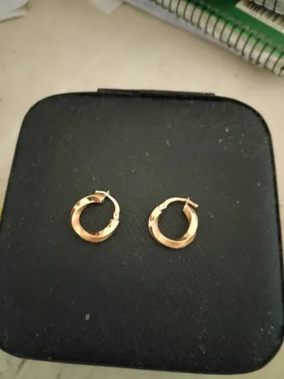 Pendientes Aro Oro 18K