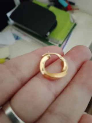 Pendientes Aro Oro 18K