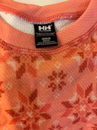 Set térmico infantil Helly Hansen Naranja/Rosa