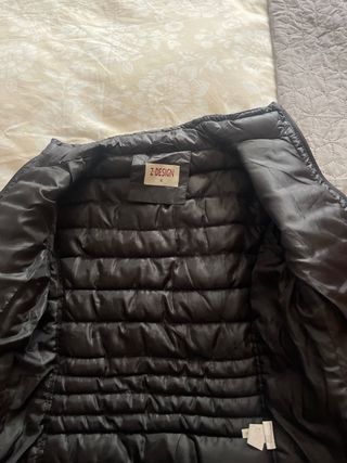 Chaqueta acolchada negra