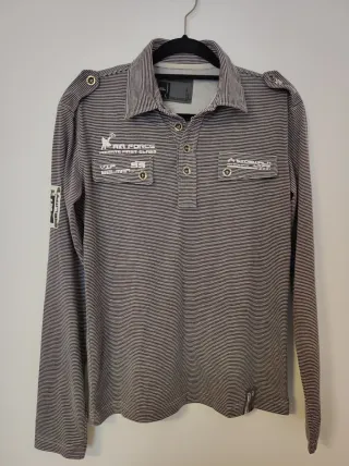 Camiseta BELMAN Rayas Manga Larga Talla L