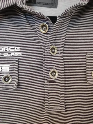 Camiseta BELMAN Rayas Manga Larga Talla L