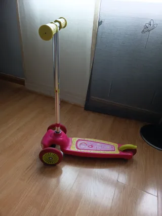 Patinete infantil 3 ruedas rosa