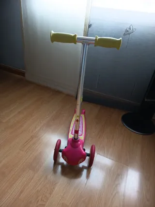 Patinete infantil 3 ruedas rosa