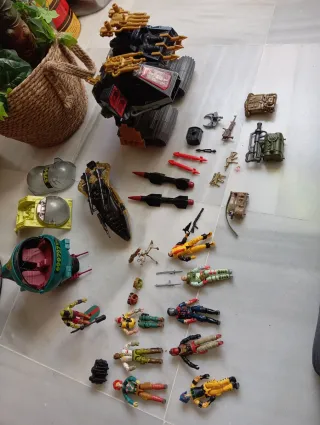 Lote Figuras y Vehículos Gi Joe 1988