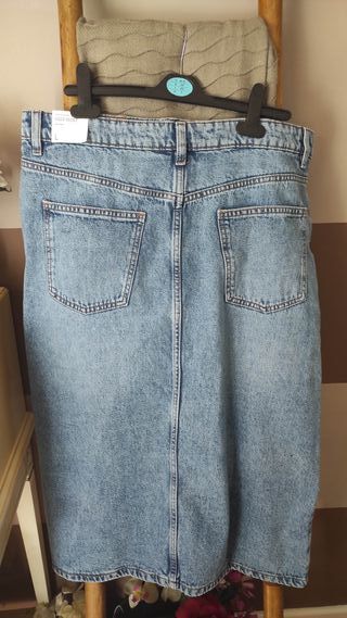 Falda vaquera Mango Talla L