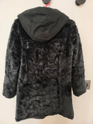 Abrigo Bimba y Lola Negro Talla S