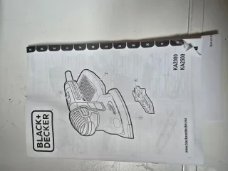 Lijadora Black+Decker KA2000/KA2500