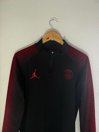 Sudadera Jordan PSG Negra y Roja