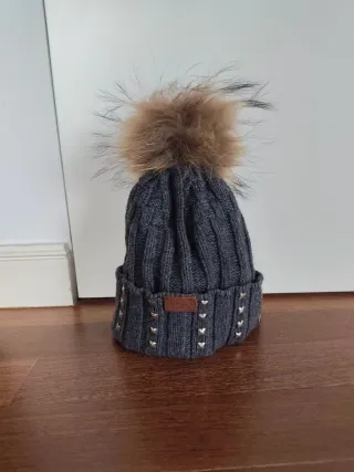 Pompón de pelo natural