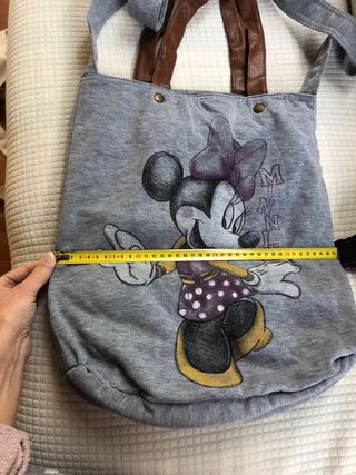 Borsa Minnie Mouse grigia