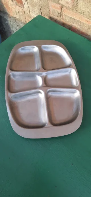 Vassoio inox per antipasti