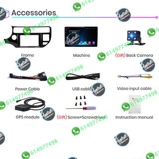 Radio pantalla CARPLAY GPS USB para Kia Rio 4