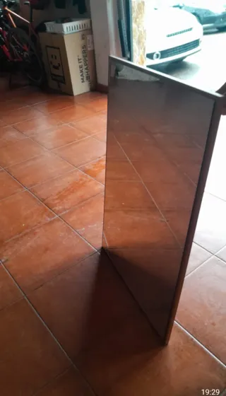 Espejo de madera y cristal