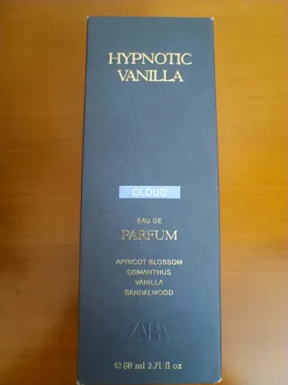 Perfume " HIPNOTIC VANILLA CLOUD " ZARA 80 ML.