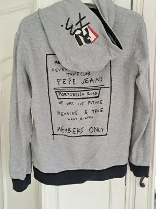 Sudadera Pepe Jeans niño gris.Talla 14