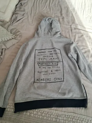 Sudadera Pepe Jeans niño gris.Talla 14