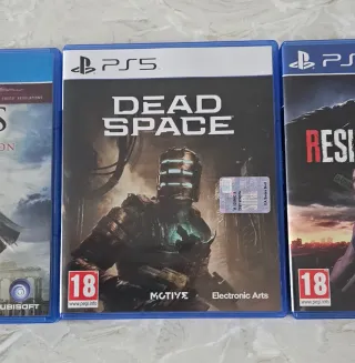 Lotto 3 giochi PS4 e PS5: Assassin's, Dead Space,