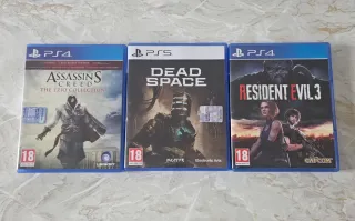 Lotto 3 giochi PS4 e PS5: Assassin's, Dead Space,
