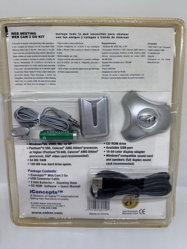 Web Cam Concepts USB Kit Micrófono