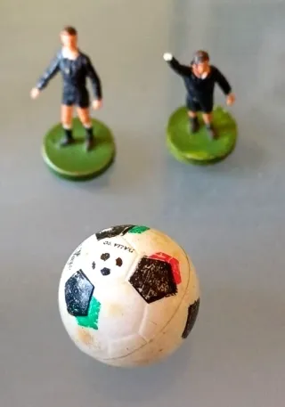 Subbuteo vintage lotto Porte Arbitri e pallone