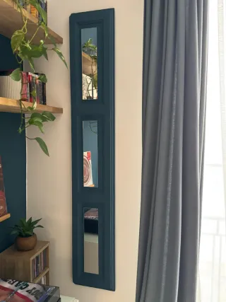 Espejo artesanal 3 ventanas