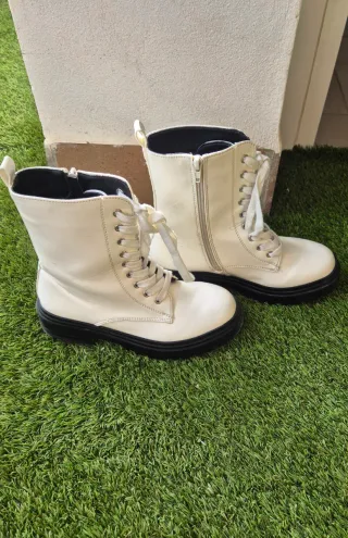 Botines blancos Marypaz Talla 37
