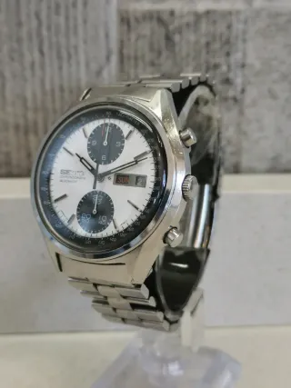 Seiko Panda 6138-8020 Cronografo No Aftermarket