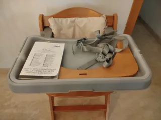 Trona Hauck Alpha+ con bandeja Alpha tray