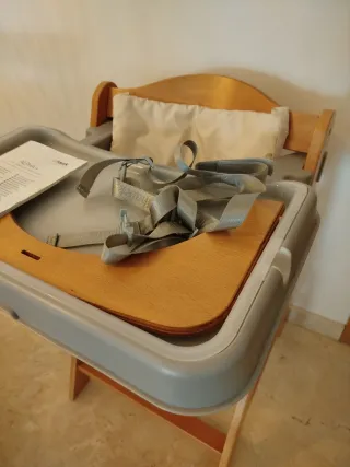 Trona Hauck Alpha+ con bandeja Alpha tray