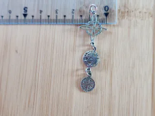 Colgante triple protección plata