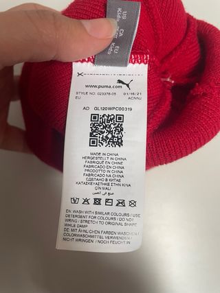 Gorro Puma niño ACM talla única