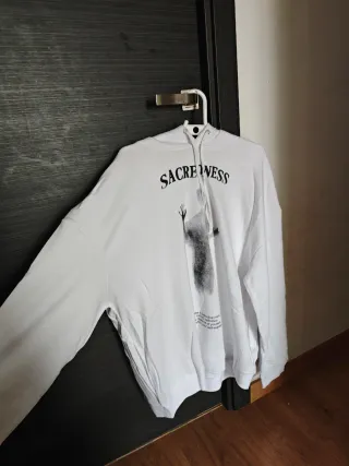 Sudadera Blanca XL con Estampado