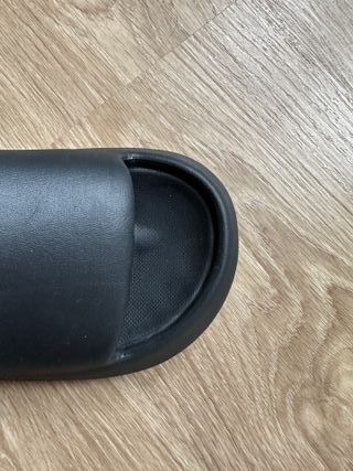 Sandalias Chanclas Primark Goma 37 Negro Plataform