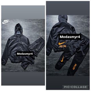 Conjunto Nike Chándal Negro Naranja