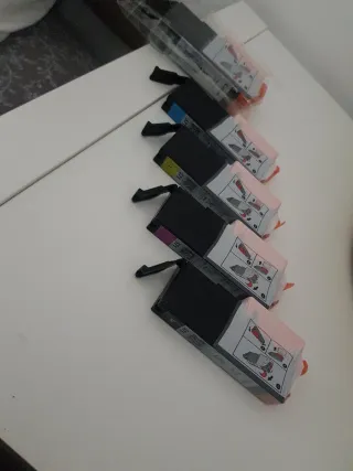 Pack 5 Cartuchos Canon CLI-571- 570. PGBK